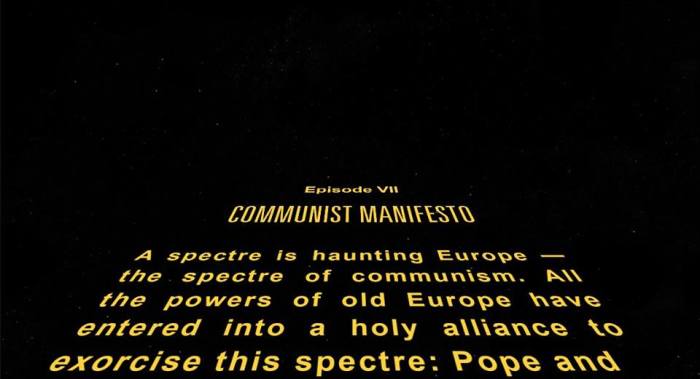 manifesto comunista - star wars